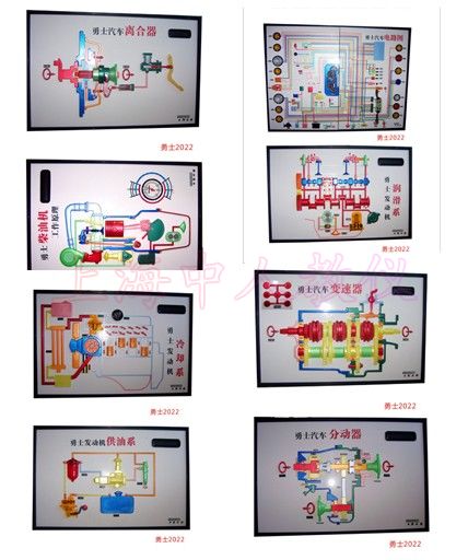 勇士 2022型汽车程控电教板(全套14件)